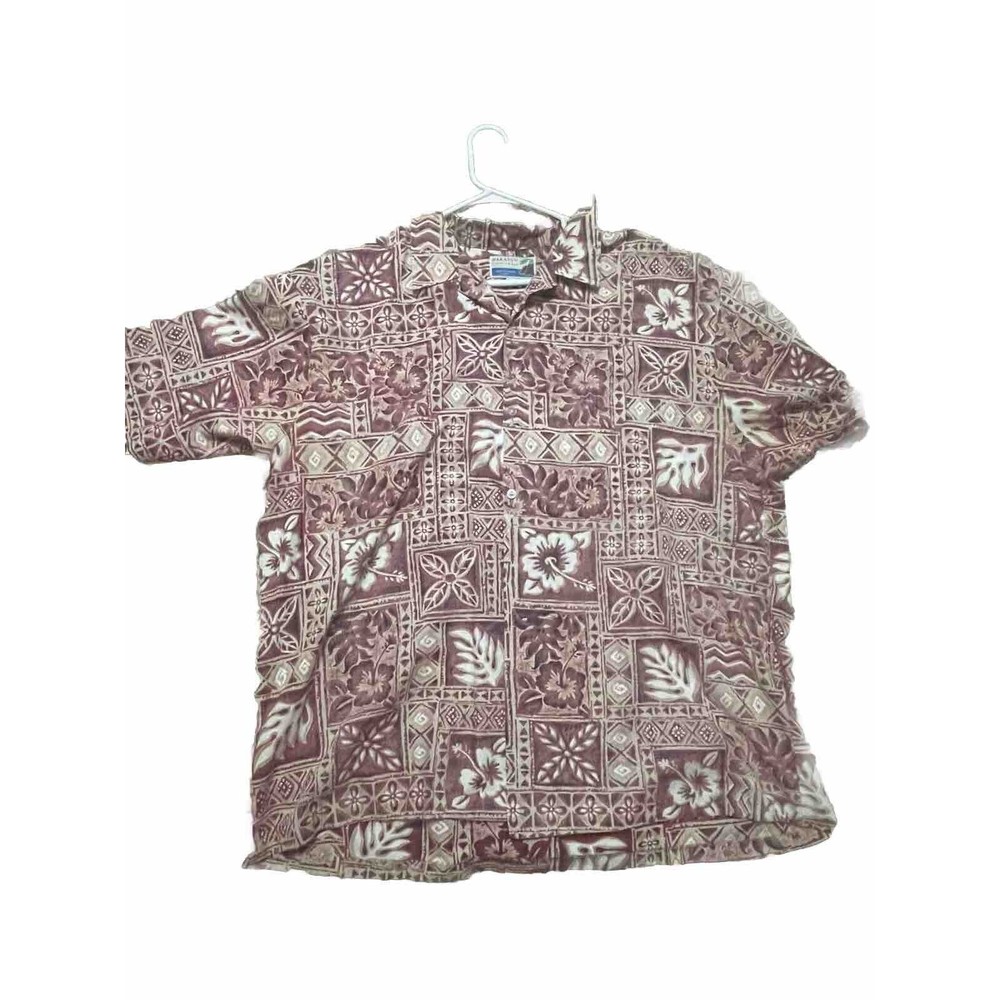 Makapuu Hawiian Shirt  Size 3xL Made In Hawaii. Plus size Mens